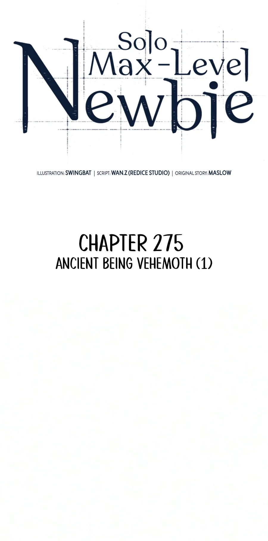 Solo Max-Level Newbie Chapter 275 Scan Eng